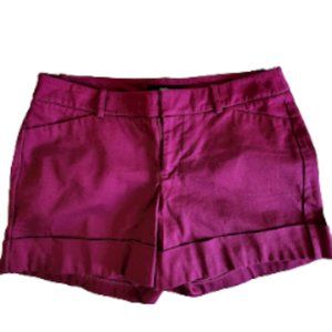 Mossimo Women's Stretch Hot Pink Cuffed Shorts